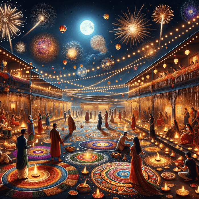 Diwali Festival Of Lights - India Paint By Diamond