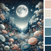 Ethereal Moonlight Garden Paint By Diamonds Kits