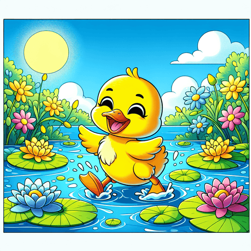 Sunny Duckling Paint By Color