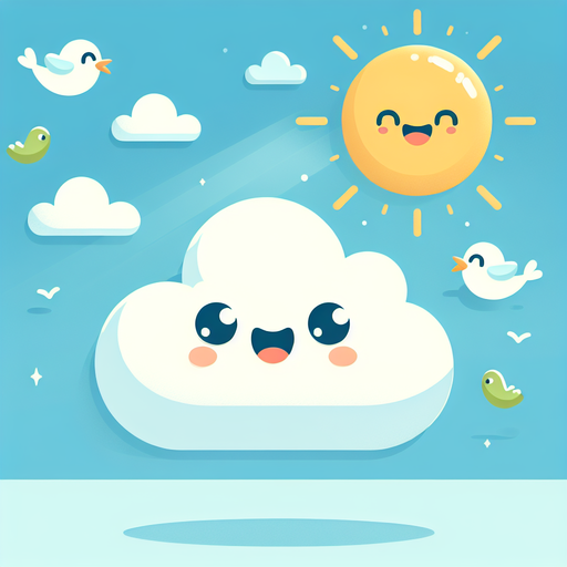 Happy Cloud Paint By Color