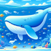 Whale Wonderland Paint By Diamonds Art
