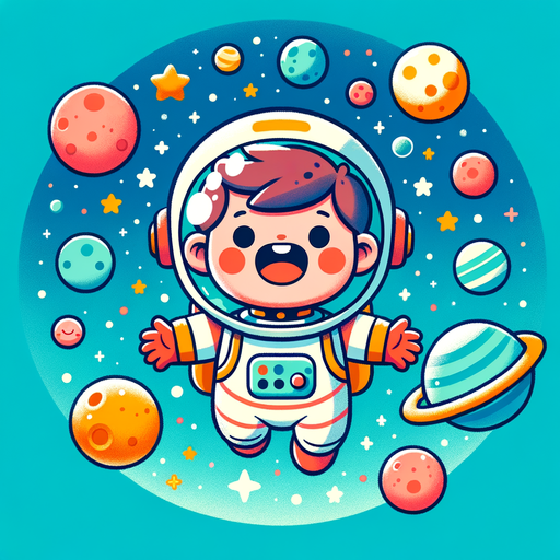 Brave Little Astronaut Painting Diamond Kit