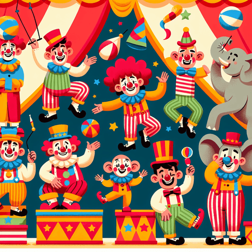 Colorful Circus Extravaganza Paint By Diamonds Kits