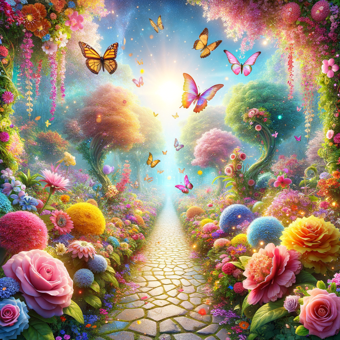 Magical Garden Path Paint By Diamonds