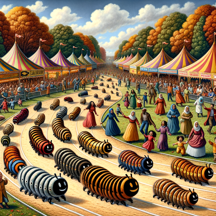 Woolly Worm Festival Paint By Color