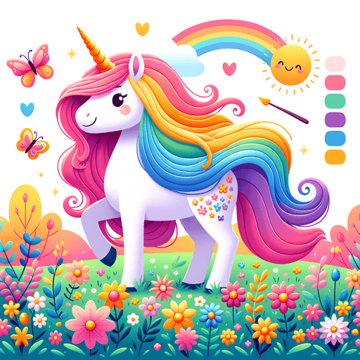 Charming Unicorn Painting By Diamonds Kit