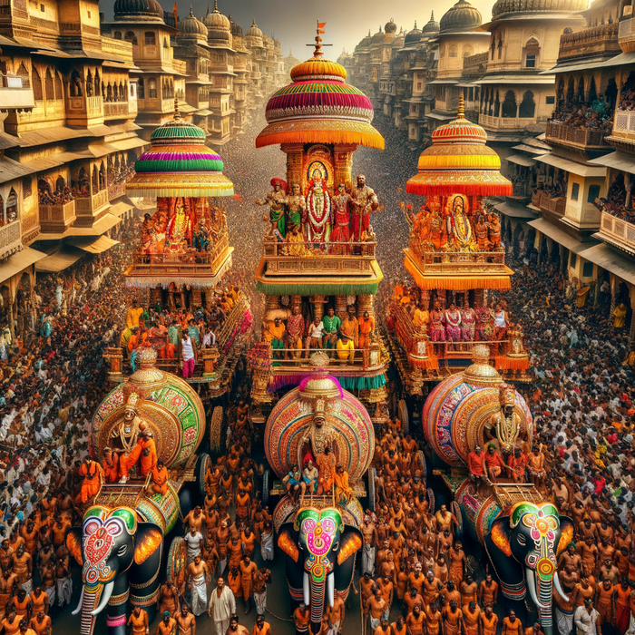 Rath Yatra - Puri Paint By Diamonds Art