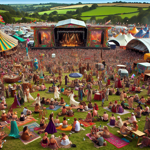 Glastonbury Festival - Somerset, England Painting Diamond Kit