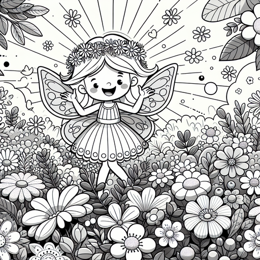 Adorable Garden Fairy Diamond Painting