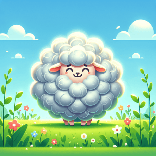 Fluffy Sheep Paint By Color