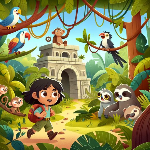 Mysterious Jungle Ruins Paint By Diamonds Art