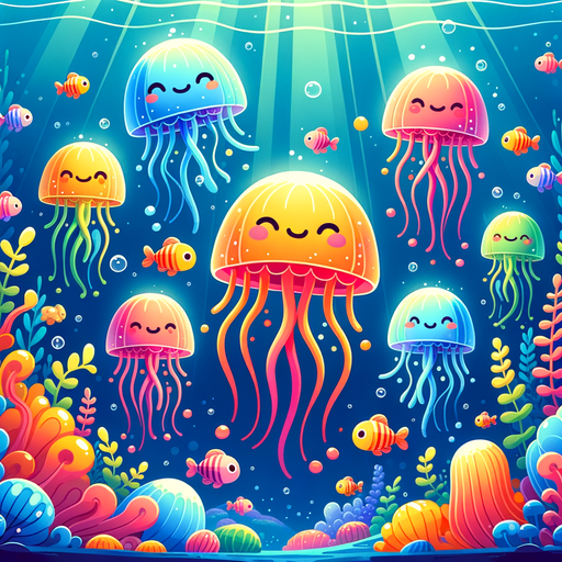 Joyful Jellyfish Journey Paint By Diamonds