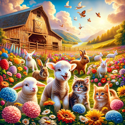 Fun Farmyard Friends Paint By Diamonds