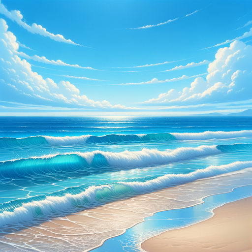 Gentle Ocean Breeze Paint By Color