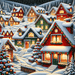 Christmas Magic Scene Diamond Painting