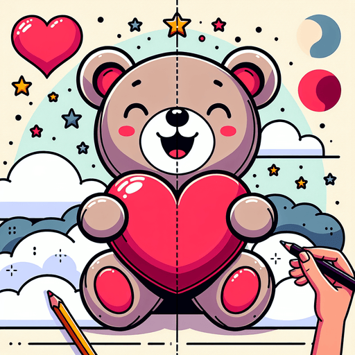 Joyful Teddy Bear Paint By Diamonds