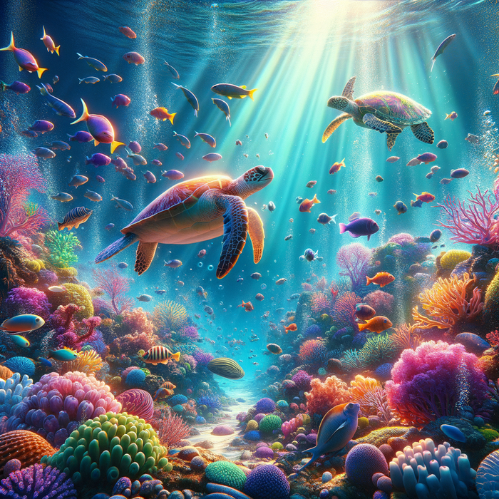 Underwater Wonderland 5D DIY Paint By Diamond Kit