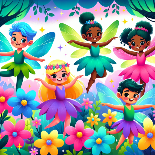 Charming Fairyland Friends Paint By Diamonds