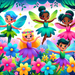 Charming Fairyland Friends Paint By Diamonds