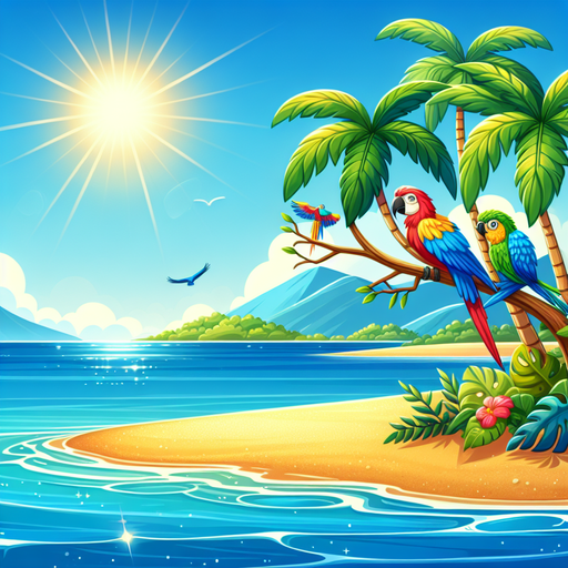 Tropical Hideaway Paint By Diamonds Kits