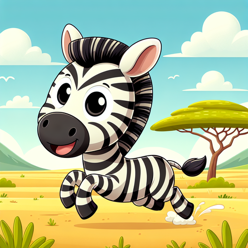 Adventure Of The Safari Zebra Painting Diamond Kit