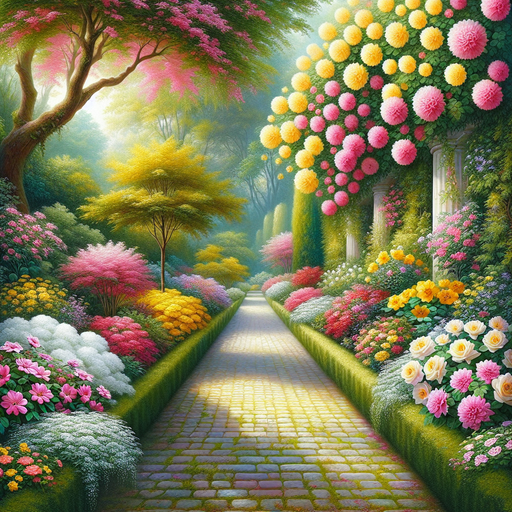 Peaceful Garden Path Paint By Diamonds