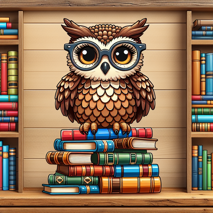 Wise Owl’s Secret Library Diamond Painting