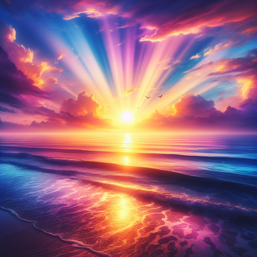 Oceanfront Sunrise Splendor Diamonded Painting Kits