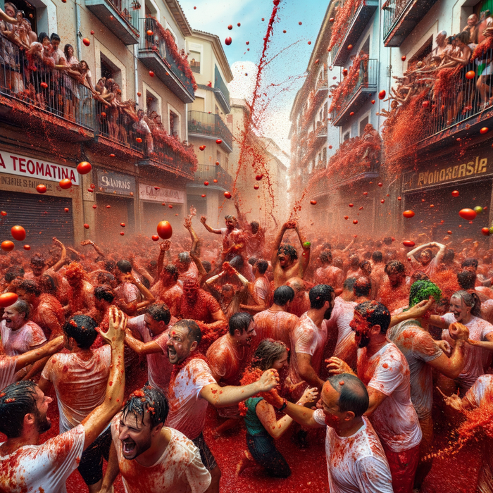 La Tomatina - Spain Diamonded Painting Kits