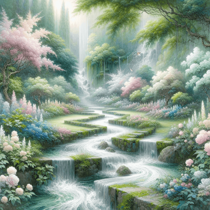 Ethereal Garden Oasis Diamond Painting