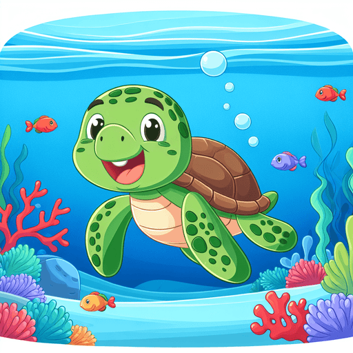 Adventurous Turtle Paint By Color