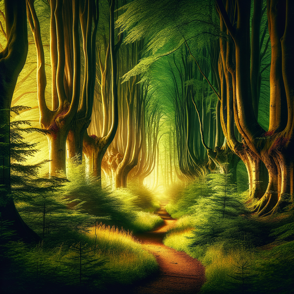 Enchanted Forest Pathway 5D DIY Paint By Diamond Kit