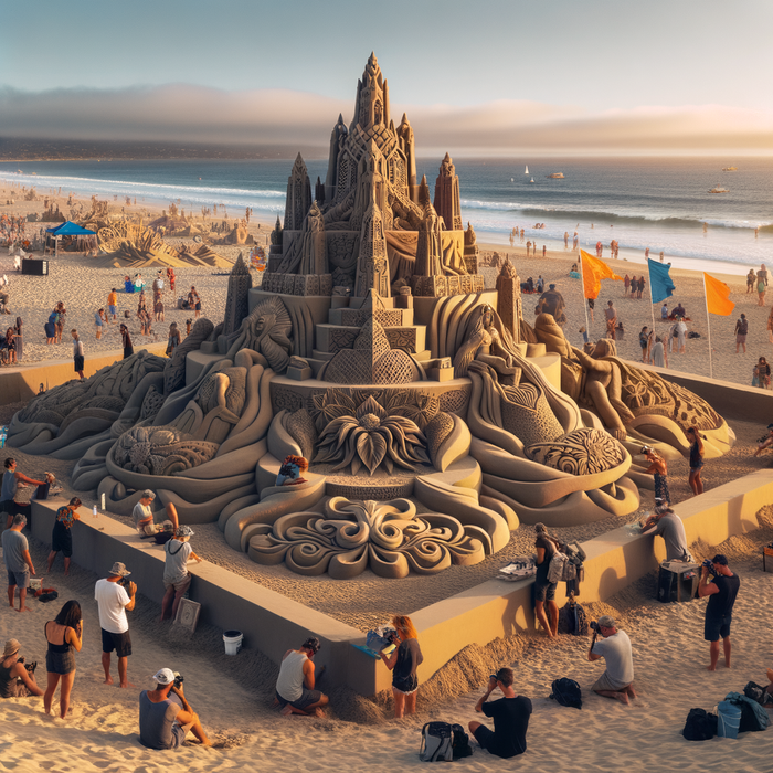 International Sand Sculpture Festival Paint By Diamonds Art