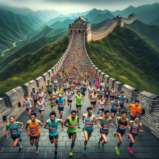 The Great Wall Marathon Paint By Diamond