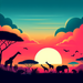 Sunset Safari Excursion Diamond Painting
