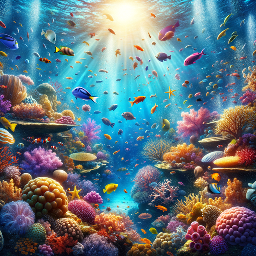 Breathtaking Coral Reef Paint By Diamonds