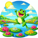 Froggy Adventure Paint By Diamonds Art