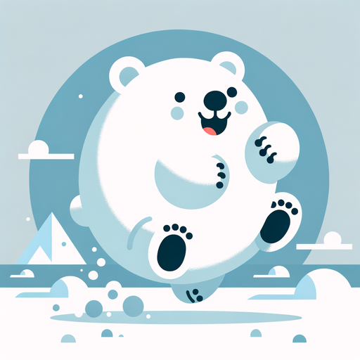 Polar Bear Snow Day Paint By Diamonds Kits