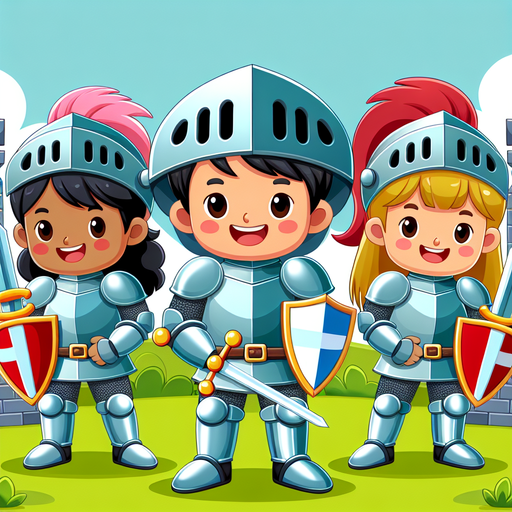 Brave Little Knights Diamonded Painting Kits