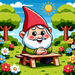 Giggly Gnome Paint By Diamonds