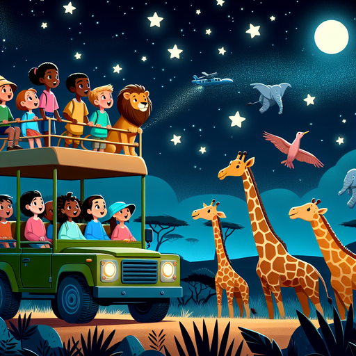 Starry Safari Night DIY Paint By Diamonds