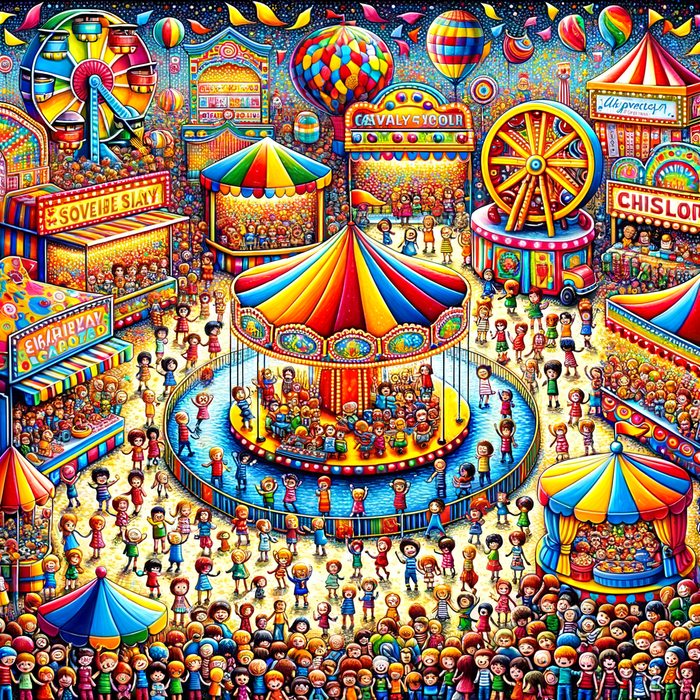 Joyful Carnival Celebration Paint By Diamonds Art