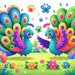 Dancing Peacocks Paint By Diamonds