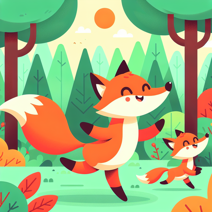Friendly Forest Fox Frolic DIY Paint By Diamonds