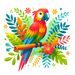 Colorful Parrot Paint By Diamonds Kits