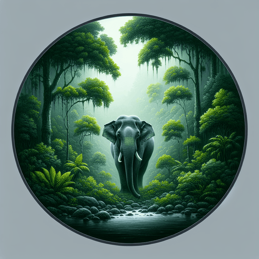 Elephant Serenity Painting By Diamonds Kit