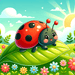 Jolly Ladybug Paint By Diamonds