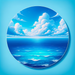 Sapphire Sea Breeze Painting Diamond Kit