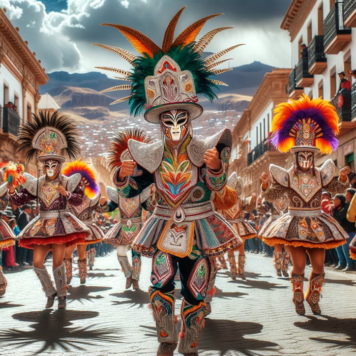 Carnival Of Oruro - Oruro Paint By Color