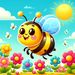 Cheerful Bee Paint By Color